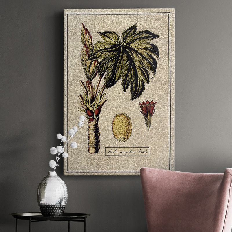 «Crackled Paradise Foliage III», impression sur toile tendue, L 32 po x H 48 po x P 1 po