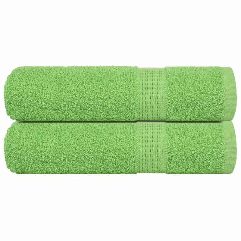 Sawiki 100% Cotton Bath Towels, Apple green, Bath Towel - 2 Pack