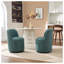 Chaise demi-tonneau pivotante Mid-Century-181002367