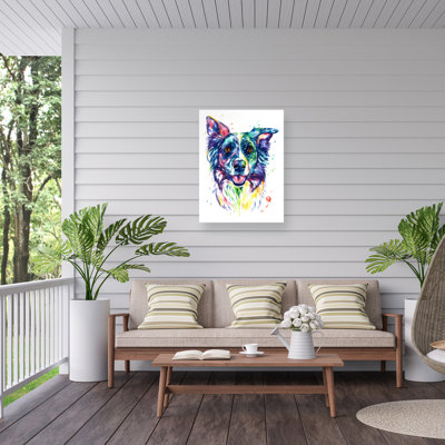 Toile d'extérieur Lisa Whitehouse Border Collie