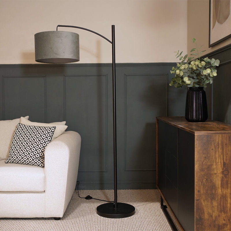 Metal Desk Lamp, Grey