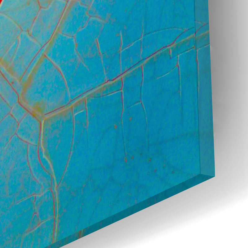 Art mural en verre acrylique, H 16 po x l 12 po x P 0,13 po
