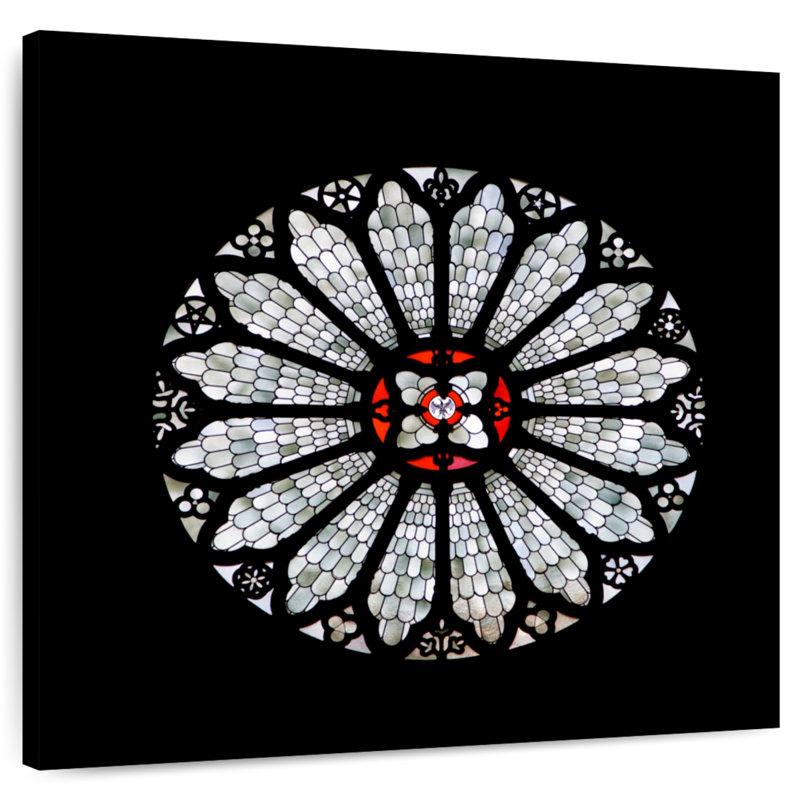 Lilie Window At Trento Cathedral
