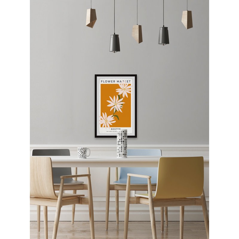 Flower Market Boston - Single Picture Frame Print, 91cm H x 61cm W