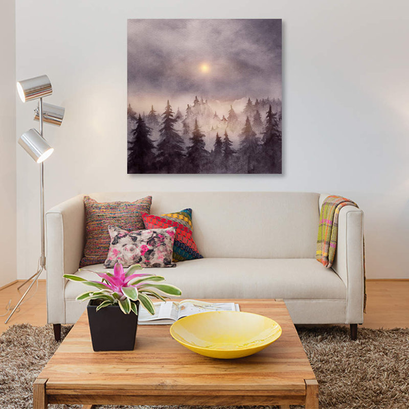 «In The Forest III» par Marco Gonzalez, impression sur toile tendue, H 26 po x l 26 po x P 1,5 po, Toile tendue, Pas de tapis
