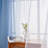 Gradient Sheer Curtains for Room Decor,Chiffon Gradient Semi Voile Rod Pocket Window Drapes,Set of 2-392777697-392777700