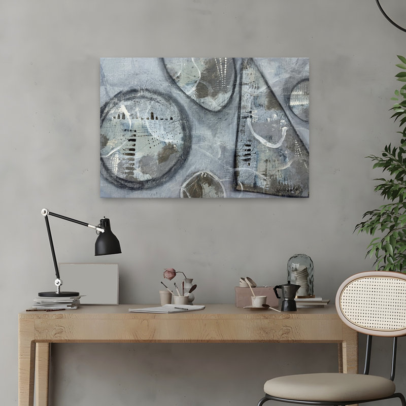 Art contemporain contemporain, paysage contemporain abstrait, H 24 po x l 16 po