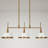 Nolia 3 - Light 34.5'' W Cone linear Kitchen Island Pendant UL Certified