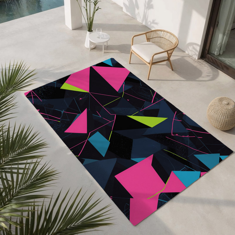 Tapis intérieur et extérieur Stellar Horizon, Rectangle 1 pi 6 po x 2 pi 6 po