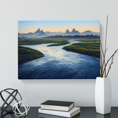 Mountain River Vol.4 - Wrapped Canvas