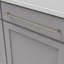 Poignée à poignée de la collection Skylight - Poignée d'armoire 5-1 / 16 po nickel poli - Quincaillerie contemporaine pour les tiroirs et les armoires-19247664-124282221-109701553