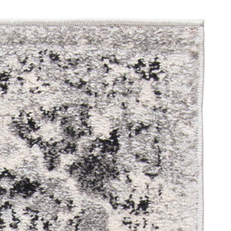 Newhouse Oriental Silver/Gray Area Rug, Rectangle 3' x 5'