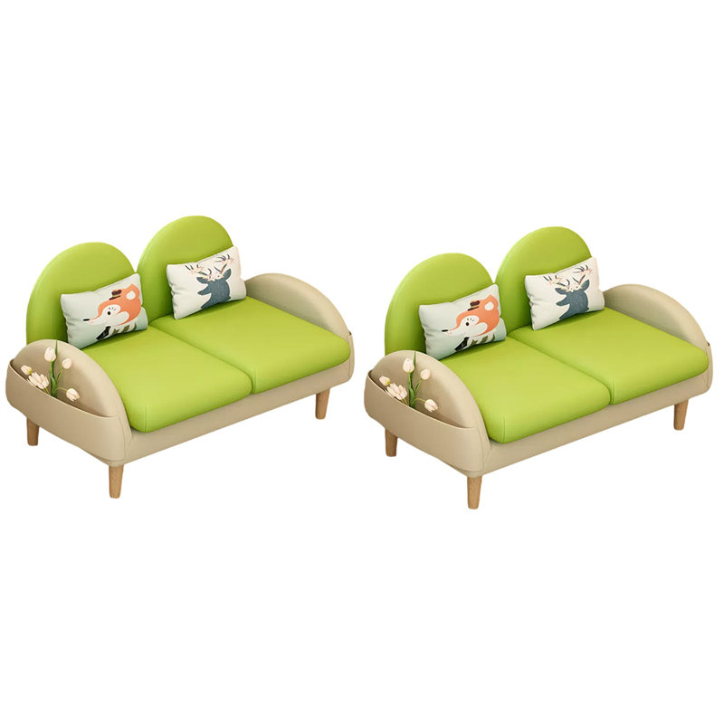 Casual Coffee Shop Dessert Shop Restaurant Bench Faux Leather Upholstered Bench, Teal