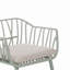 Fauteuil club d'extérieur Huron PP, finition verte avec coussin beige, ensemble de 2-408610978-408610980
