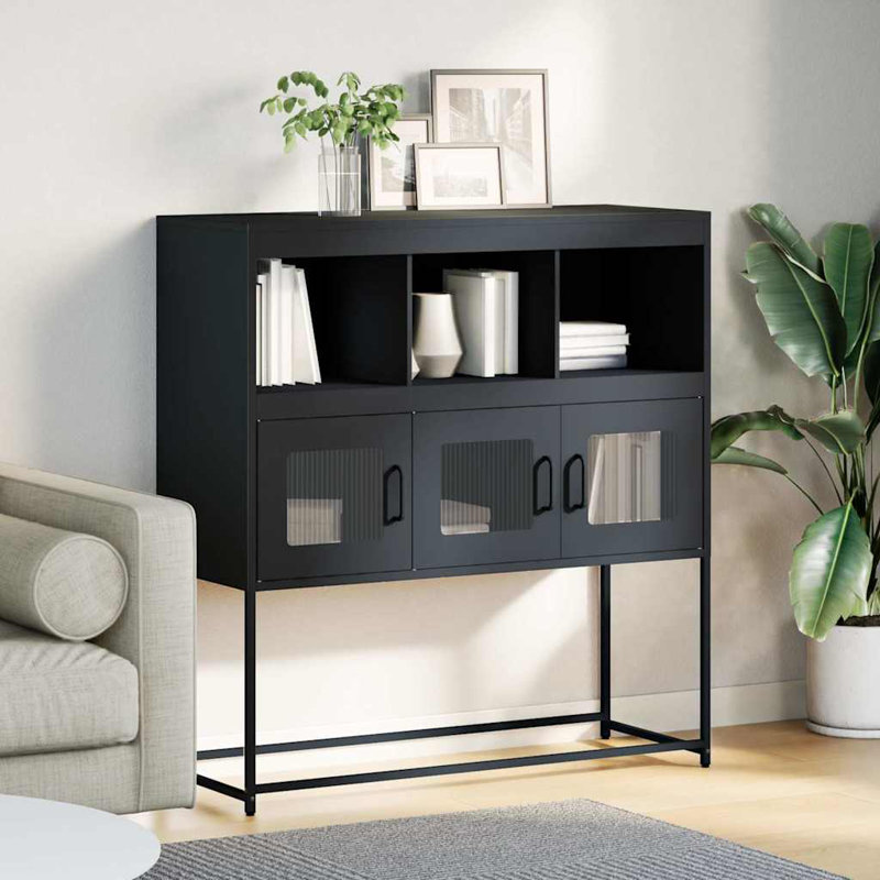Sideboard 100.5X39x107 Cm Cold-Rolled Steel, Anthracite
