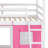 Kobart Bunk Wood House Bed with Elegant Windows, Sills and Tent-963362279-963362272