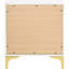 Table de chevet blanche avec 2 tiroirs - Vaste espace de rangement, look, articulations avec 2-752991129