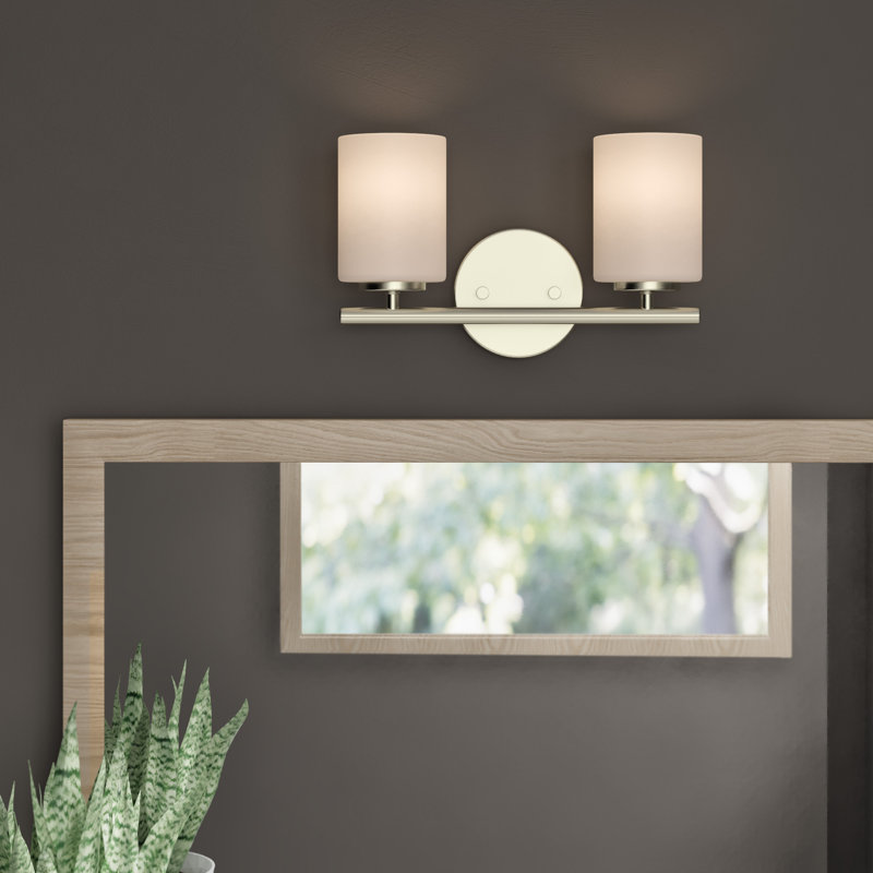 Steelville 2 - Light Dimmable Vanity Light, Brushed Nickel