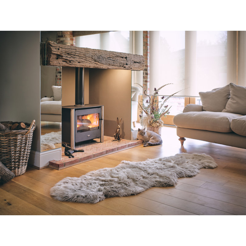 Solid Colour Sheepskin Shag 60cm X 180cm Area Rug