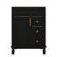 Ensemble de meuble-lavabo compact 24 po avec lavabo en céramique et 2 tiroirs-432571607