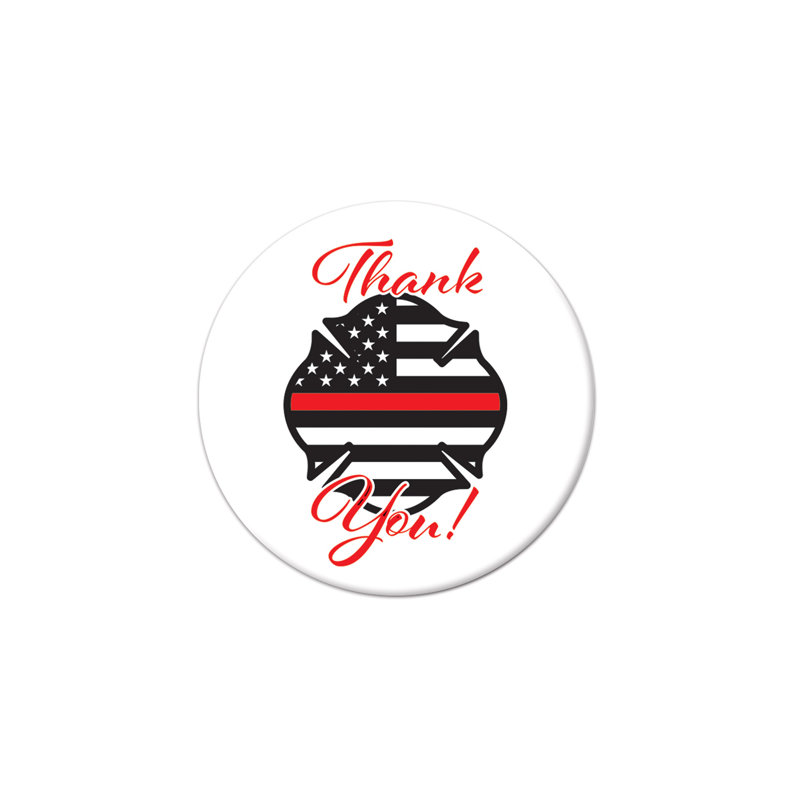 Merci! Bouton pompiers