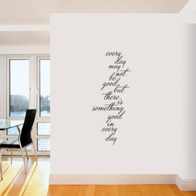 Text & Numbers Non-Wall Damaging Wall Decal
