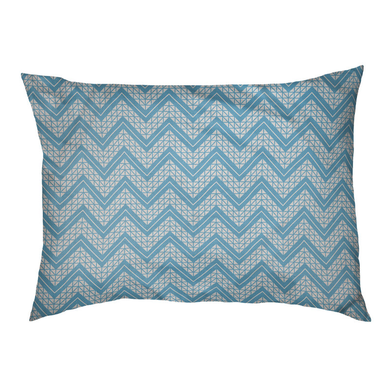 Coussin Chelan, Moyen (H 6,5 po x l 40 po x P 30 po), Bleu sarcelle
