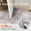 Cendrier moderne gris foncé tissé à la machine Asher-1103943279