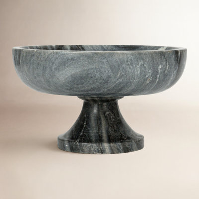 Marble Footed Pedestal Bowl