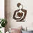 Hand-Painted Decorative Metal Wall Accessory, Antiquation Finish, 27.6 x 20.5 inches | Durable 1.5 mm Metal Body | Unique Color Variations Add Character to Home Decor | Perfect for Living Room & Entryway