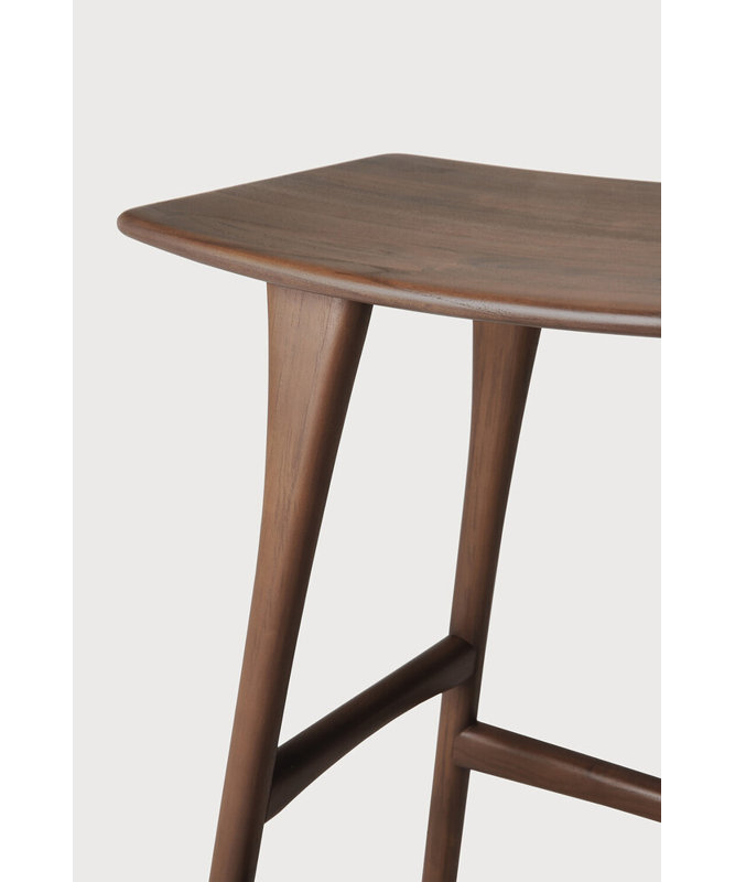 Osso Solid Wood, Teak, Counter Stool (26.5" Seat Height)