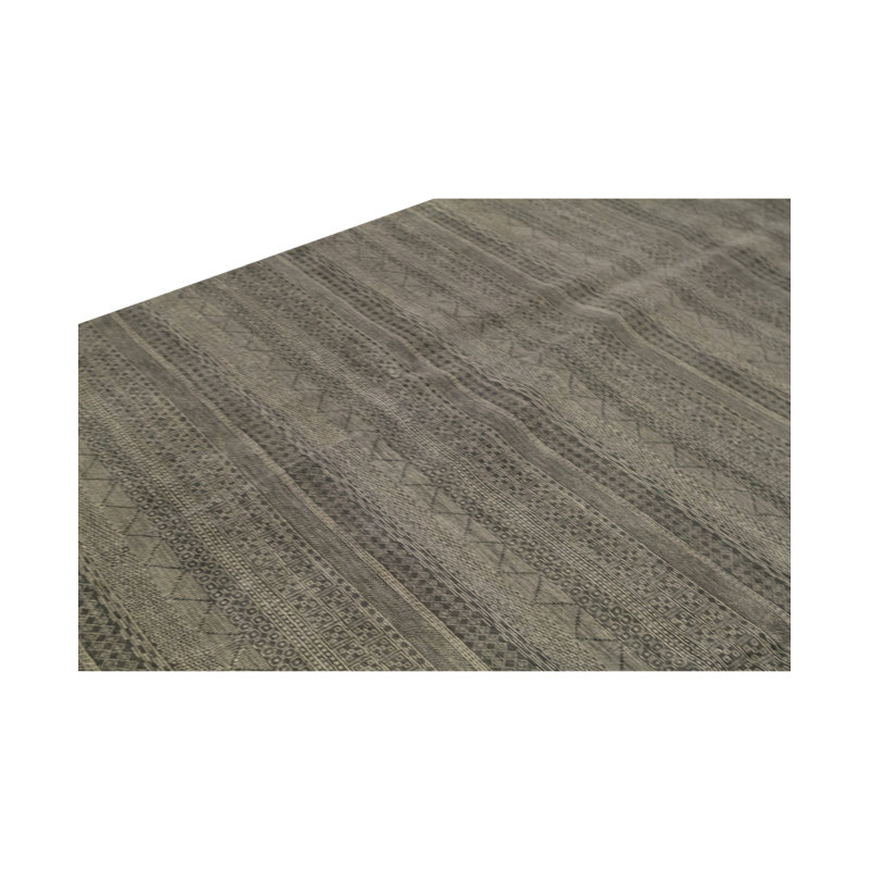 Tapis multicolore et vert clair noué à la main de haute qualité