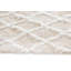 Tapis crème en laine tissé à la main Simrika-74429614