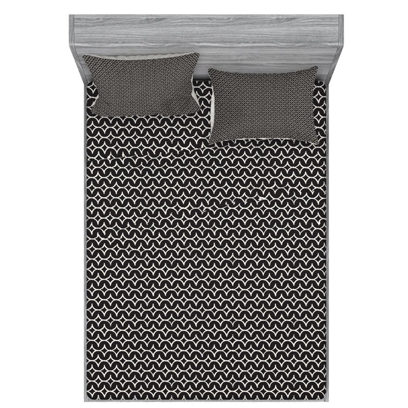 Microfiber Sheet Set, Full Sheet Set with Fitted Sheet