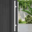 Poignée de porte à double face à tirer, poignée de porte en forme de H (1,57 (l))-115740540-115740547