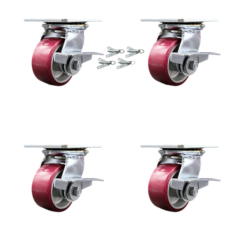 Poly on Aluminum Caster