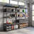 2 PCS 5-Tier Heavy-Duty Utility Shelf with Adjustable Wire Racks, 2000 lbs Capacity