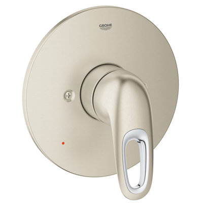Eurostyle Pressure Balance Shower Faucet Trim with Metal Loop Handle