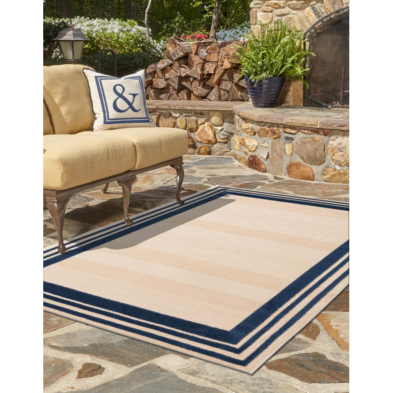Tanki Aruba Indoor/Outdoor Rug, Rectangle 4' x 6'