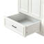 Meuble-lavabo 36 po avec lavabo simple, meuble-lavabo sous-comptoir moderne avec 2 portes et 4 tiroirs. Blanc, l 35,8 po x P 19,7 po x H 35,4 po.