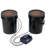 DWC Hydroponics Grow System Deep Water Culture with Top Drip 2 Buckets