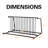 Metal Floor Bike Rack 