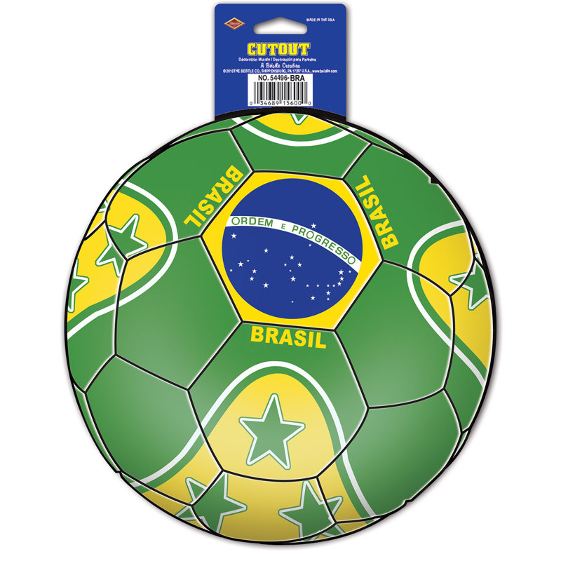 Accroche découpé de football, Brésil