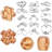 Brain Teaser Puzzle 20Pcs Unlock Interlock Game IQ Test Wooden Toy 3D Unlock Interlock Puzzle Magic Ball Brain Teaser Toy Puzzles For Adults