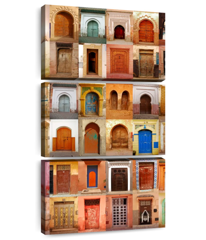 Moroccan Doors, 32" H x 15" W