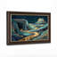 «Gold River», art mural sur toile canevas mesa-133555557