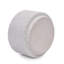 Ensemble de 2 pots à fleurs en céramique blanc laiteux, design texturé, chaleur, idéal pour les rebords de fenêtre, pots de fleurs contemporains en céramique de 6,77 po de hauteur, présentoir de jardin moucheté côtelé, L 11,13 po