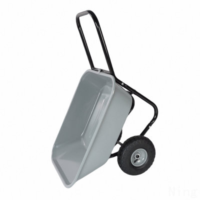 Chariot à deux roues, chariot de jardin, roues pneumatiques de 10 pouces