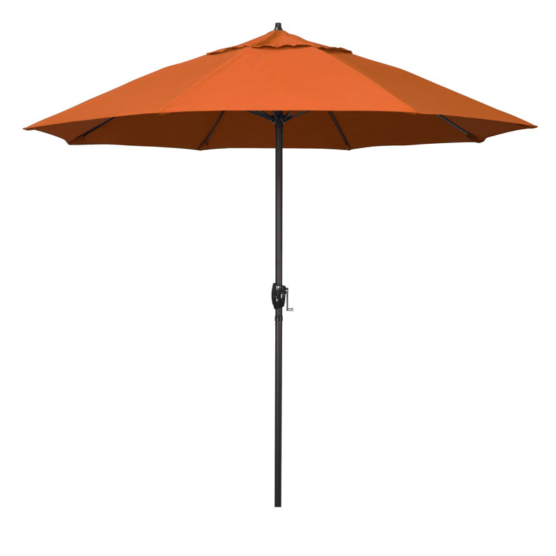 Parasol de marché 7,5 pi Gino, Toile Sunbrella® Melon, H 102 po x l 108 po x P 108 po