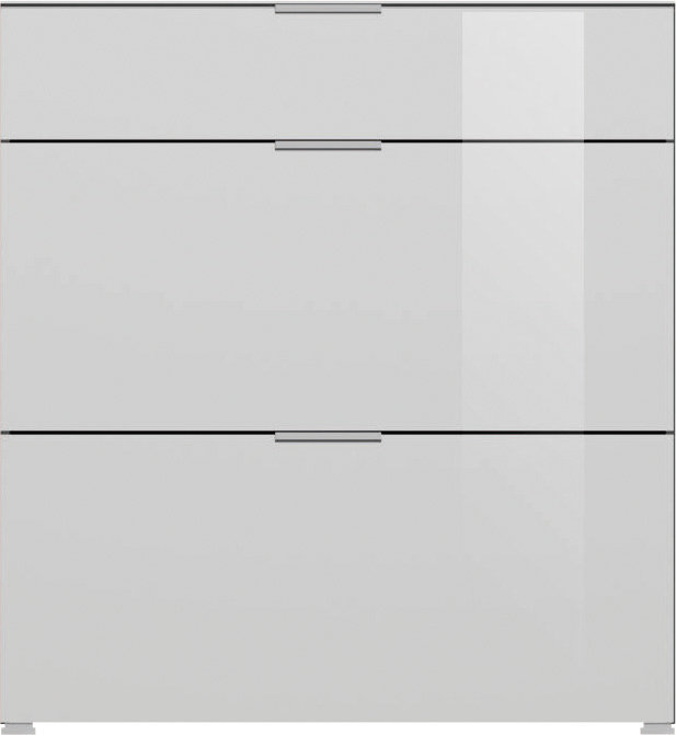 Primera 16 Pair Shoe Storage Cabinet, White